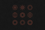 45 VINTAGE ROUND LOGOS, an Object Graphic by 2DFUNS (Thumbnail 5 of 8)