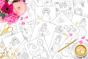 Coloring Book Summer 2, a Person Illustration by GlamArtZhanna (Thumbnail 1 of 6)