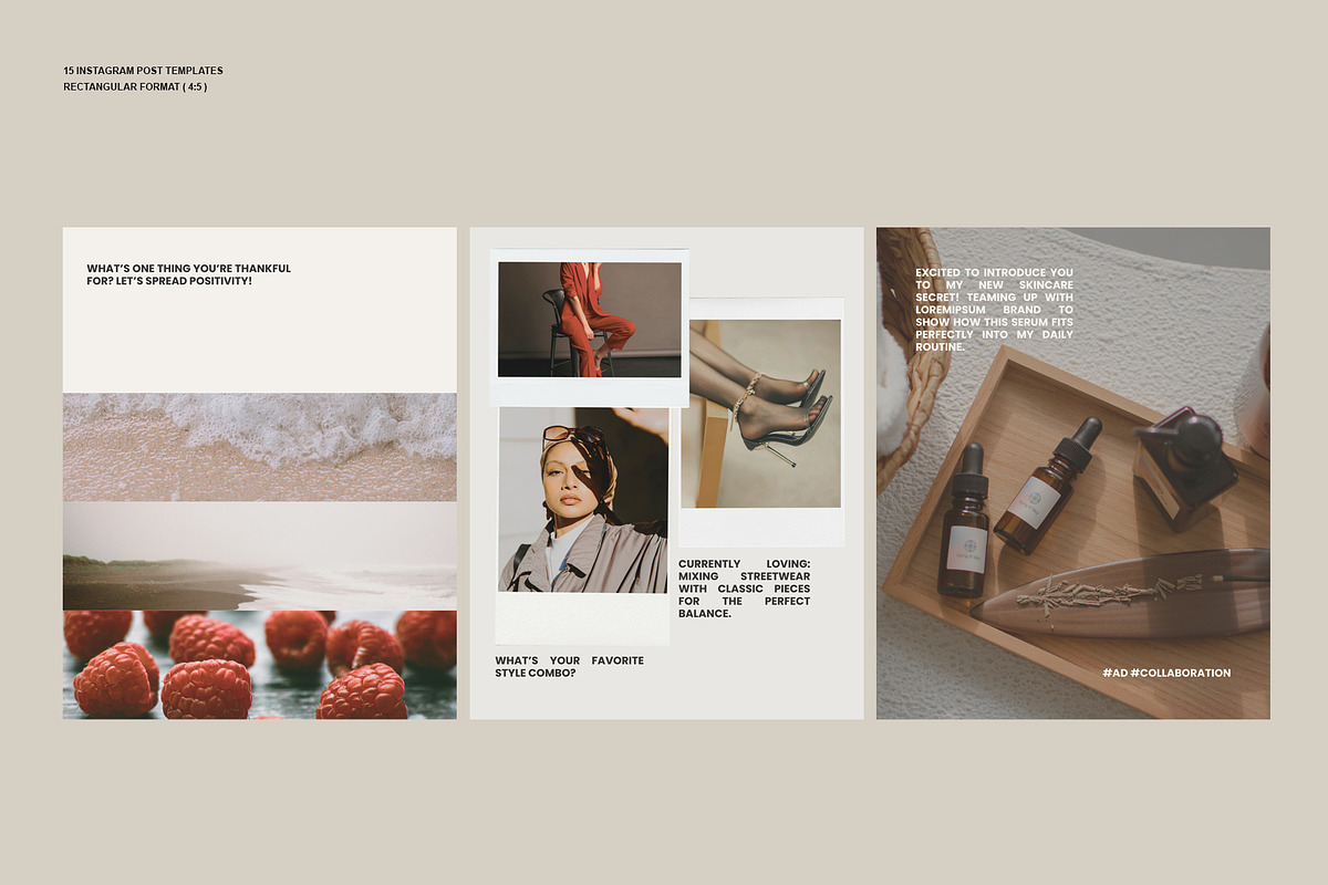 Instagram Rectangle Posts Vol1-Canva, a Social Media Template by CreativeFolks (Photo 3 of 7)