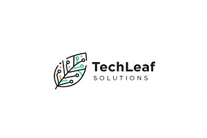 Tech Leaf Solutions, a Branding & Logo Template by Logocreative