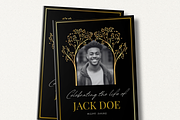 Funeral Program Template I Canva, an Invitation Template by The Social Stuff (Thumbnail 1 of 10)