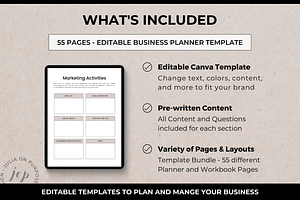 Business Planner Canva Template