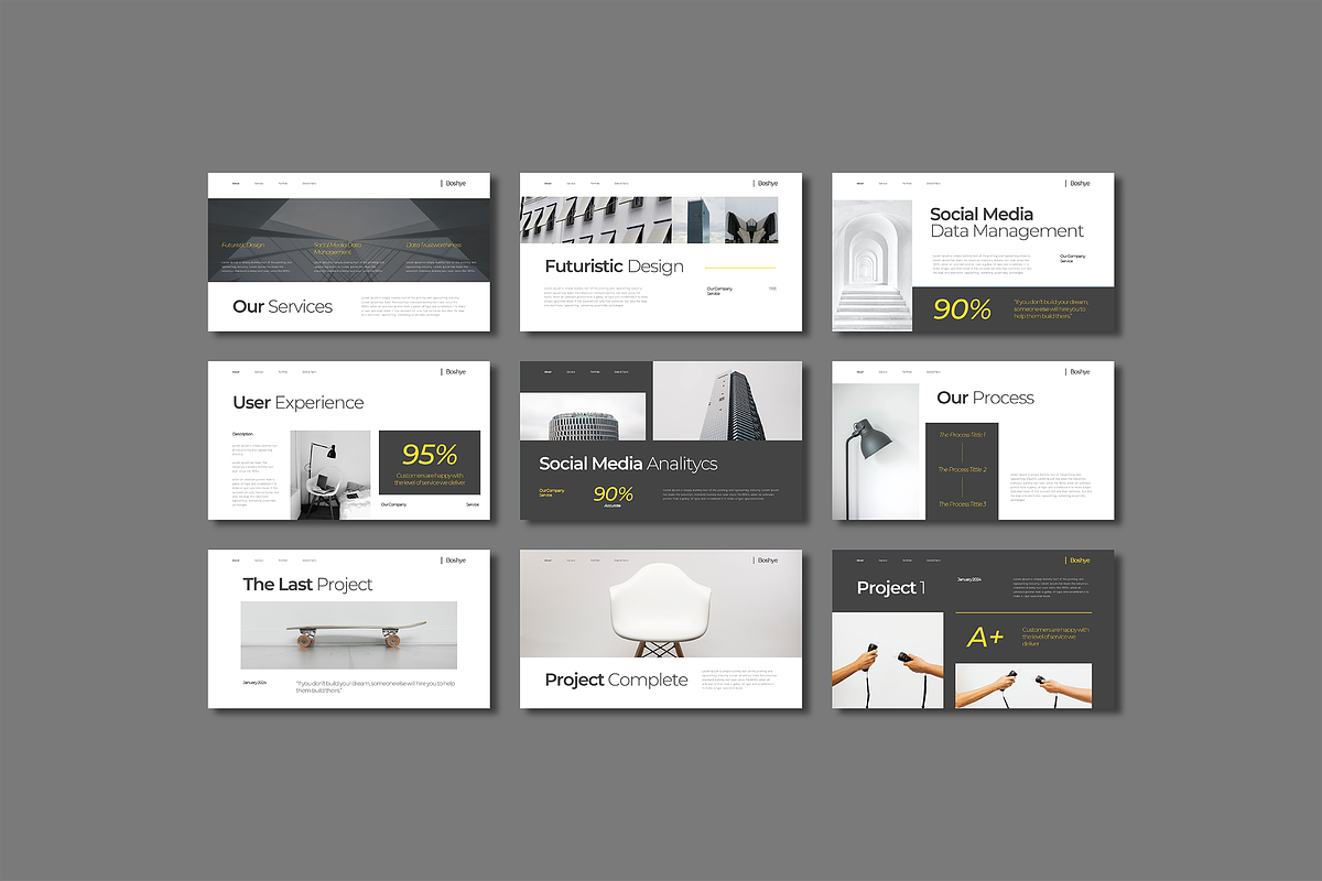 Business Powerpoint Presentation, a Presentation Template by VanillineGraph (Photo 4 of 6)