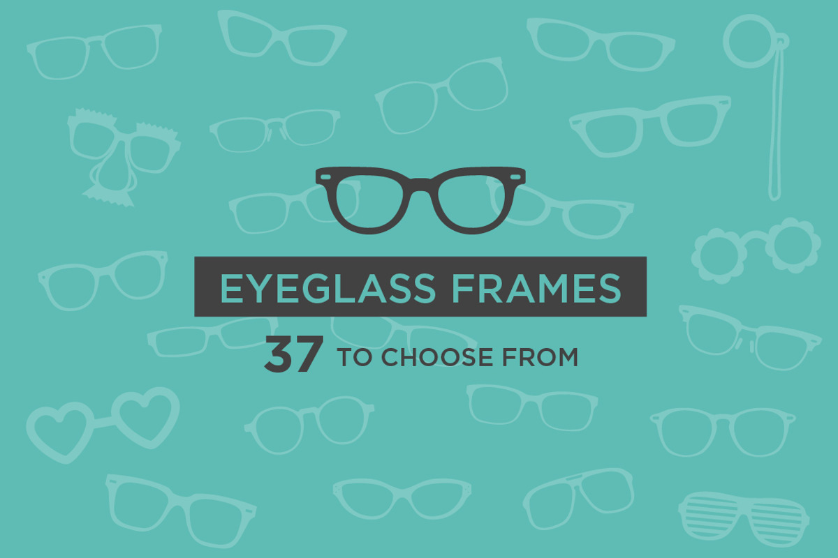 Eyeglass Frames - 37 Vectors, an Icon by Little Pixel Shop (Photo 1 of 4)
