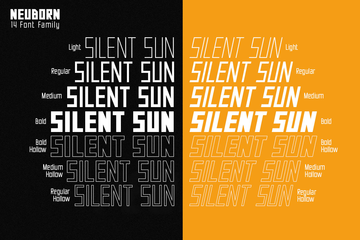Neuborn - Sans Serif Font Family, a Sans Serif Font by HIRO.std (Photo 12 of 15)
