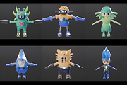 Fantasy Game 3D Character Pack, a Characters & Person 3D Model by Dudukbersama (Thumbnail 1 of 7)