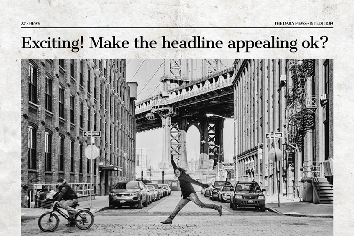 Vintage InDesign Newspaper Template, a Flyer Template by Newspaper Templates (Photo 8 of 12)
