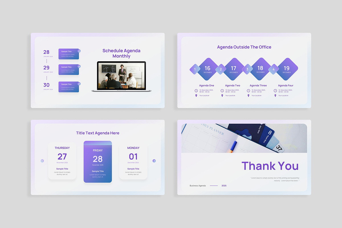 Bizgen-Business Agenda Google Slides, a Presentation Template by Premast (Photo 3 of 3)