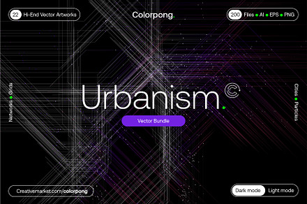 Urbanism – Vector Bundle, a Technology Illustration by Colorpong