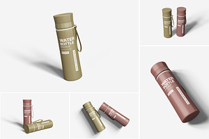 Water Bottle Mockup, a Cups & Container Mockup by Indah