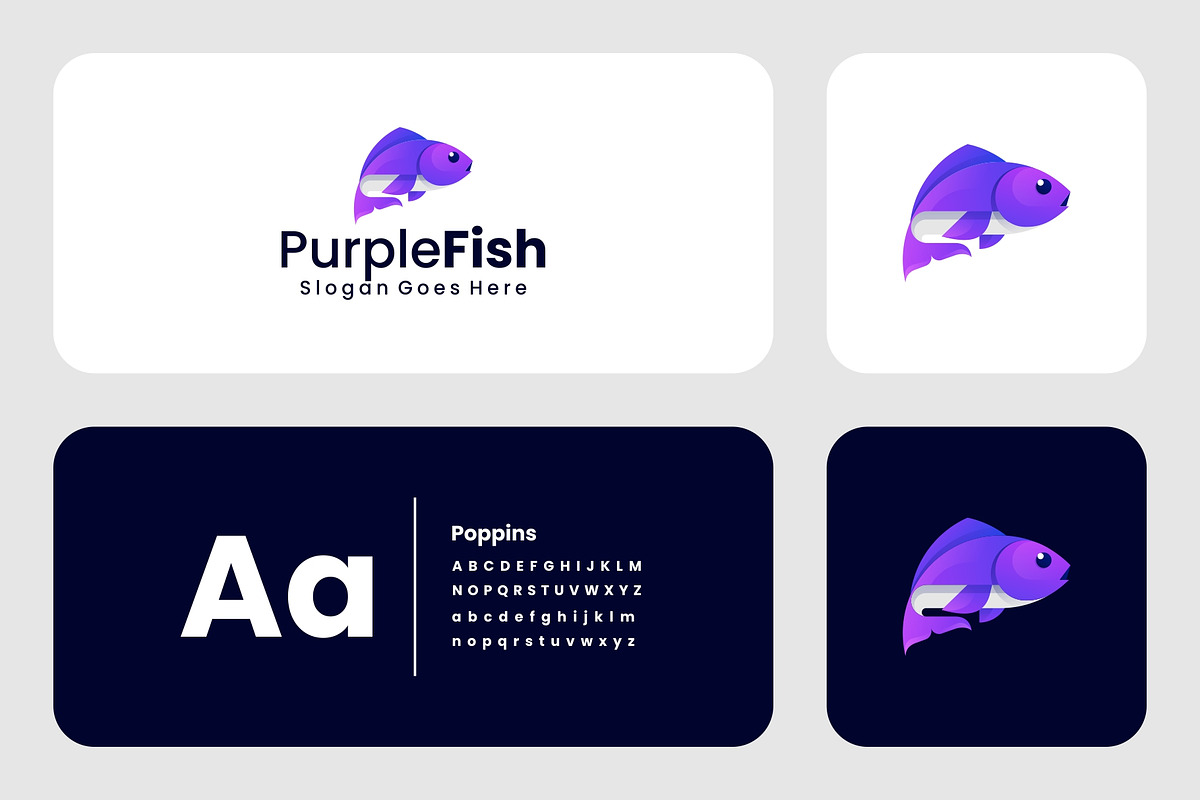 Gradient Modern Fish Logo Design, a Branding & Logo Template by Artnivora.Std (Photo 2 of 3)