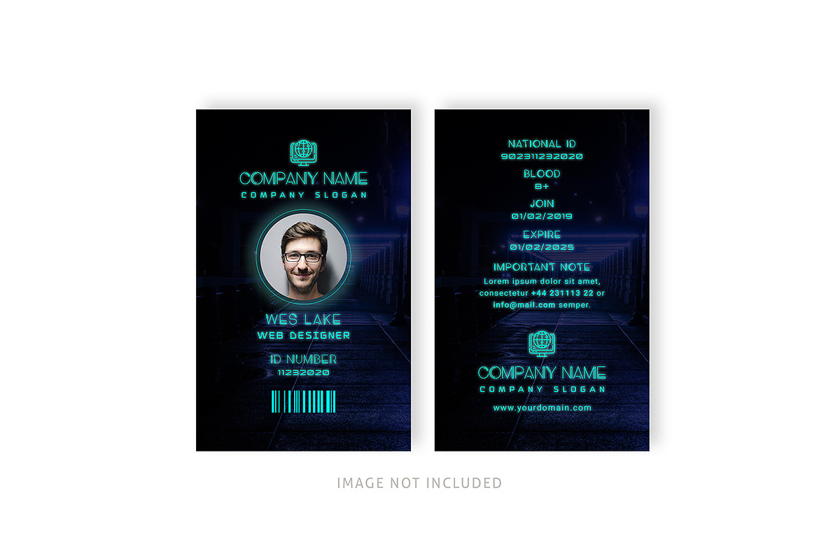 ID Card Template, a Marketing Template by Smashing_Studio