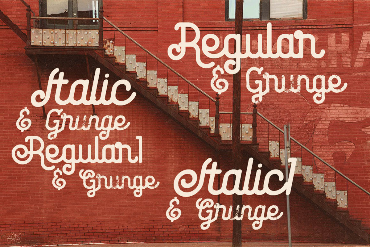 Nomura - Vintage Style Font preview 2