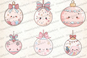 Pastel Kawaii Christmas Ornament, an Illustration by DreamCafeArt (Thumbnail 3 of 7)