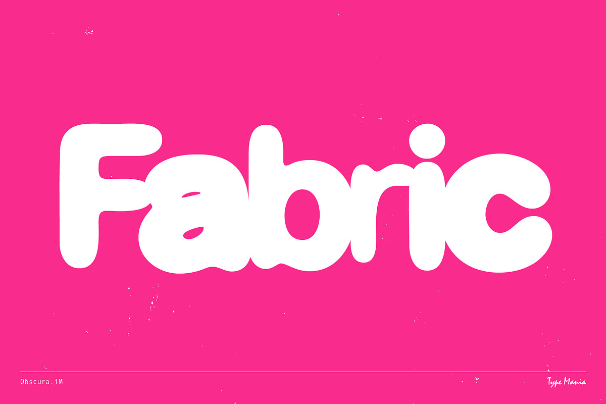 Obscura TM – Automatic Blurry Type, a Sans Serif Font by Type Mania (Photo 9 of 15)