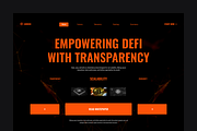 Figma Web3 Protocol Landing Page, a Landing Page Template by Musara (Thumbnail 3 of 8)