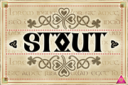 CELTIC FONT - Aon Stout, a Script Font by AonCelticArt (Thumbnail 1 of 5)