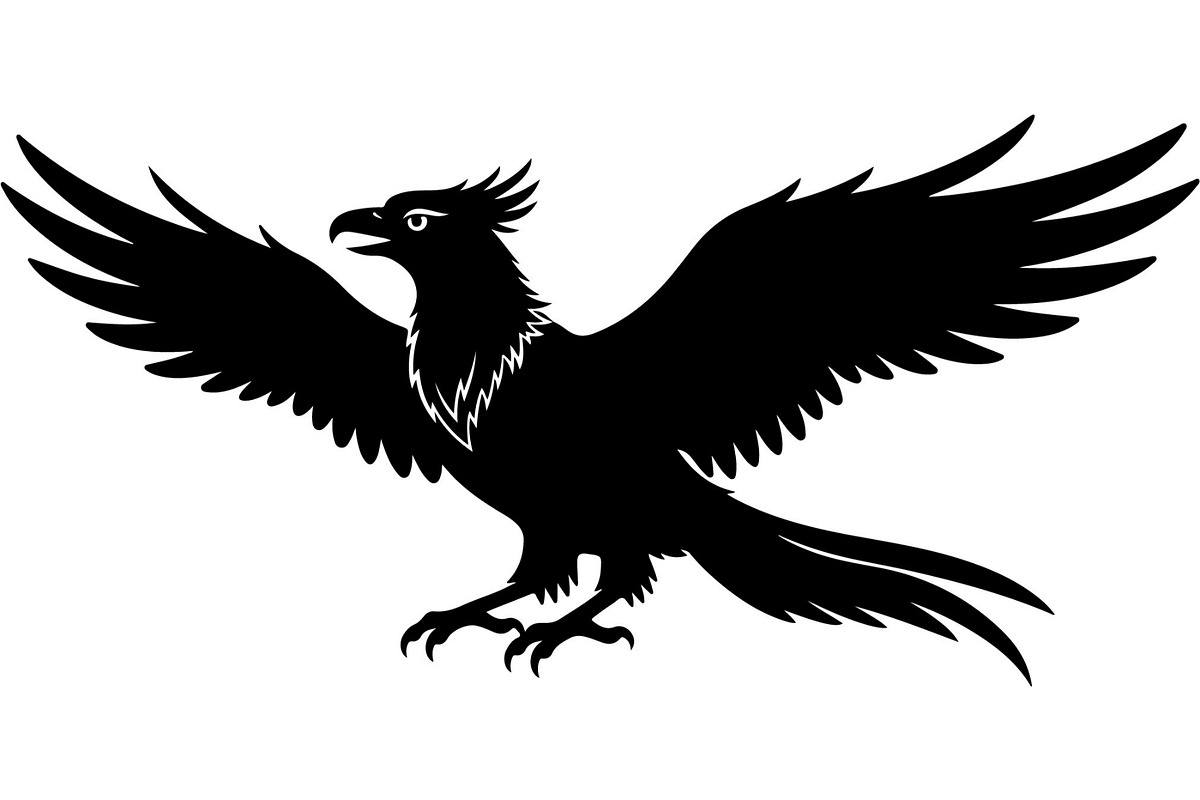 Bird Silhouettes Flying Sideways, an Animal Illustration by Designer_Momina (Photo 13 of 21)