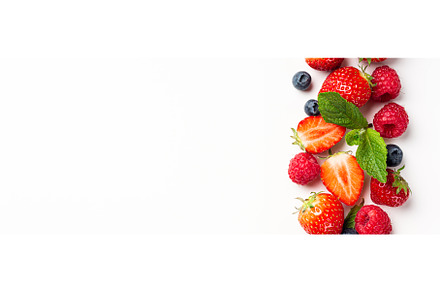 Strawberry, raspberry and blueberry, a Food & Drink Photo by Iryna Melnyk Photography