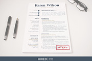 Sales Resume and Cover Letter, CV, a Resume Template by HIRED Design Studio (Thumbnail 10 of 12)