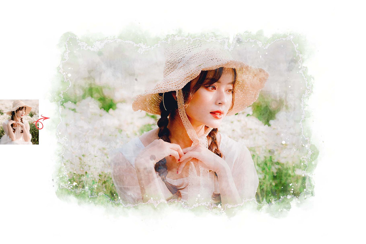 Pure Watercolor Photoshop Action, an Action Add-On by MRI STUDIO (Photo 9 of 15)