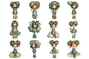 Whimsical St Patrick's Day Girl, a Graphic by CitraGraphics (Thumbnail 2 of 5)