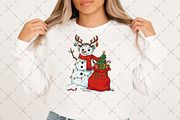 Funny snowman png, Christmas snowman, an Illustration by Craft Nest (Thumbnail 3 of 6)