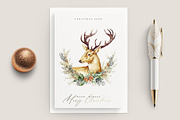 Christmas Postcards with Deer, a Card Template by optimism (Thumbnail 6 of 8)