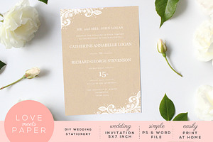 Wedding Invitation Template I1007