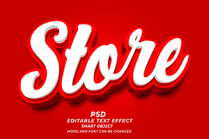 Stone PSD 3d Editable Text Effect