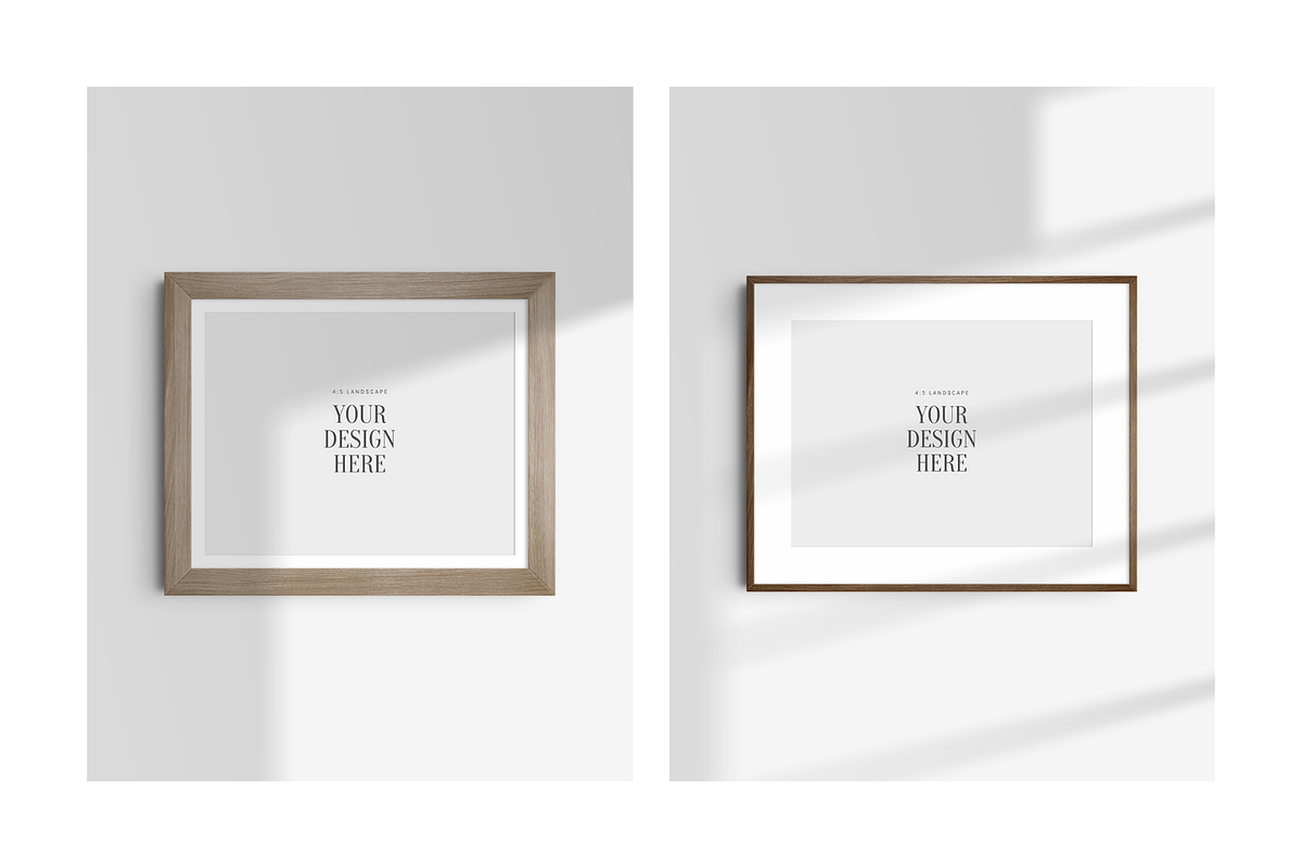 Frame Mockup 4:5 Landscape, a Mockup by DESIGN BY nube (Photo 6 of 15)