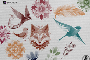 Procreate, The Boho Design Kit