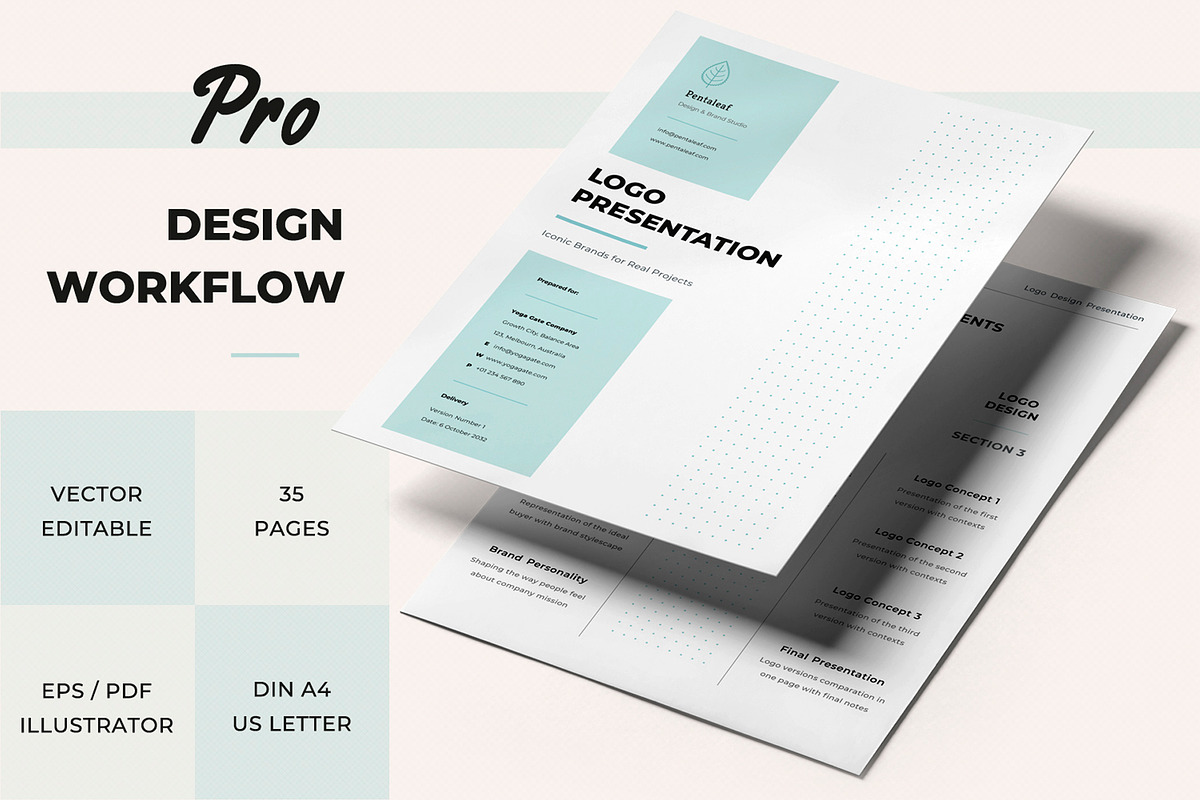 Professional Logo Presentation, a Presentation Template by Sargatal (Photo 2 of 11)