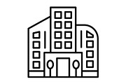 Building Line Icon, a Duotone Icon by Pexelpy (Thumbnail 1 of 2)