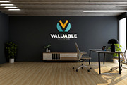 PSD Office Desk Room Wall Mockup, a Product Mockup by Ayy (Thumbnail 8 of 16)