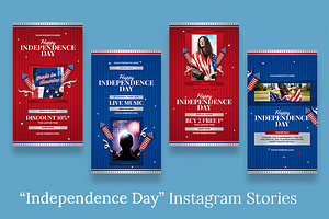 Independence Day Instagram Stories