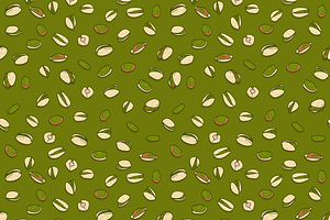 6 Nuts Seamless Patterns