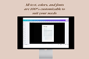 Rent Ledger Canva Template, a Templates & Theme by SassyCorners (Thumbnail 3 of 5)