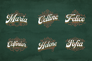 Gold Chamber – Vintage Script, a Sans Serif Font by Almarkhatype (Thumbnail 5 of 12)