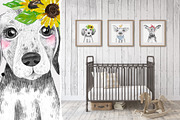 FARM BABIES watercolor set, an Animal Illustration by Natali Smolova (Thumbnail 2 of 8)