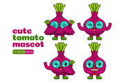 Onion Mascot Cartoon Character, an Illustration by MEDZ (Thumbnail 5 of 5)