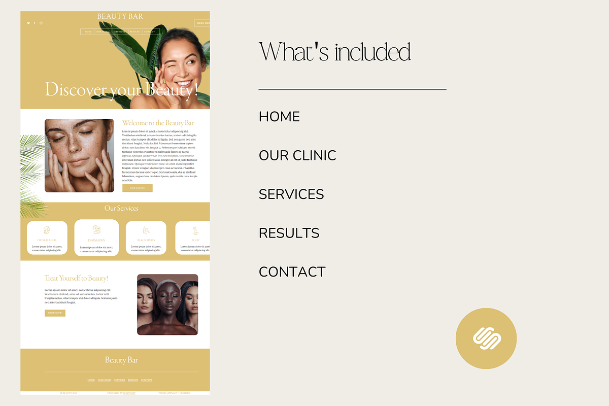 Skincare Squarespace 7.1 Template, a Squarespace Template by Beliveart (Photo 5 of 5)