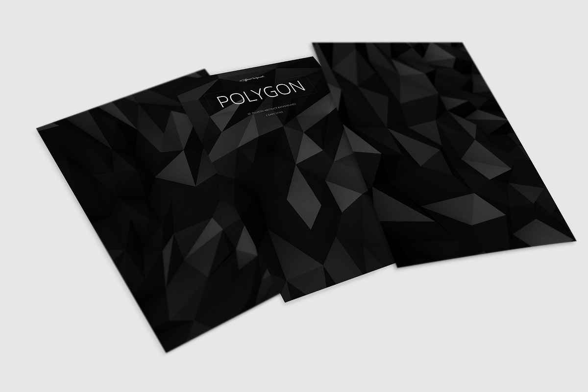 Polygon Dark Backgrounds | v5 preview 3