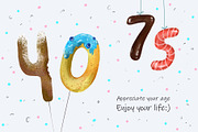 Tasty Numerals - 10 illustrations, an Illustration by Zooza Art (Thumbnail 3 of 3)