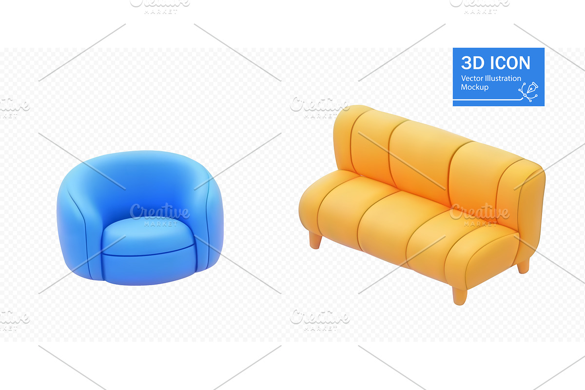Modern 3D vector illustration of a, an Object Illustration by ZinetroN