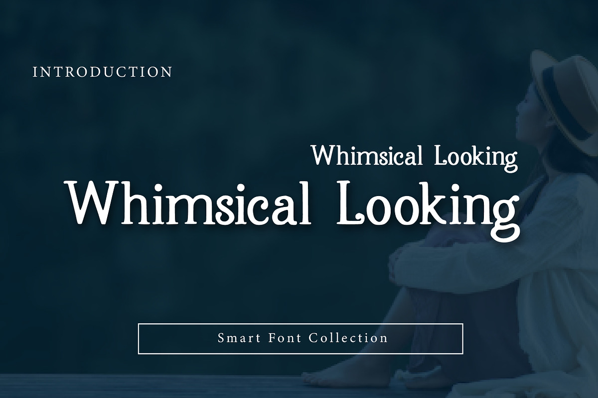 Whimsical Looking, a Script Font by Wow Magic (Photo 1 of 3)