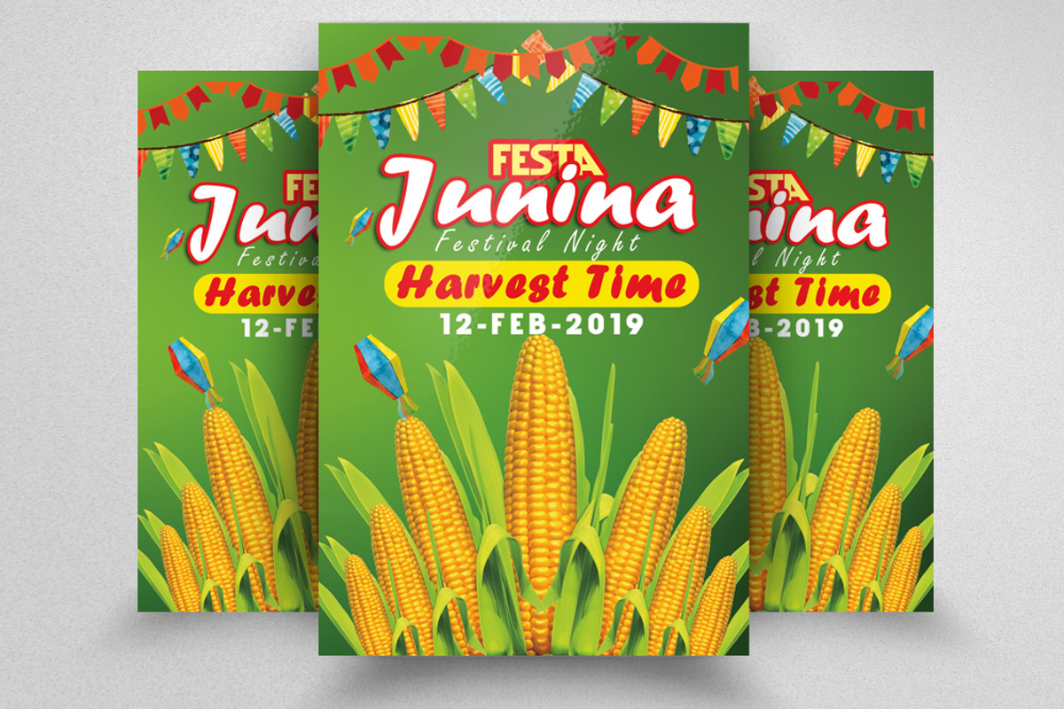 10 Festa Junina Flyer Bundle, a Flyer Template by Design Up (Photo 7 of 11)