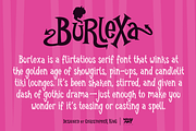Burlexa: A Devilishly Good Serif Fon, a Font by Wingsart Studio (Thumbnail 2 of 16)