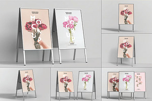 Double Sided Snap Frame Mockup, an Advertising Mockup by DesignRushMarket