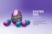 Easter eggs mockup, a Product Mockup by ShooShooShop (Thumbnail 1 of 4)